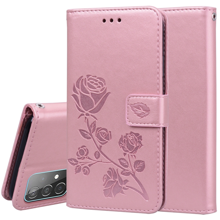 For Samsung Galaxy A52 5G / 4G Rose Embossed Horizontal Flip PU Leather Case with Holder & Card Slots & Wallet(Rose Gold)
For Samsung Galaxy A52 5G / 4G Rose Embossed Horizontal Flip PU Leather Case with Holder & Card Slots & Wallet(Rose Gold)