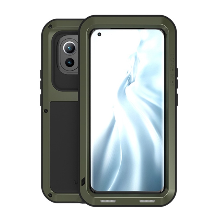 For Xiaomi Mi 11 LOVE MEI Metal Shockproof Waterproof Dustproof Protective Case without Glass(Green)
For Xiaomi Mi 11 LOVE MEI Metal Shockproof Waterproof Dustproof Protective Case without Glass(Green)