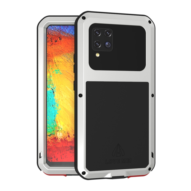 For Samsung Galaxy A42 LOVE MEI Metal Shockproof Waterproof Dustproof Protective Case with Glass(Silver)
For Samsung Galaxy A42 LOVE MEI Metal Shockproof Waterproof Dustproof Protective Case with Glass(Silver)