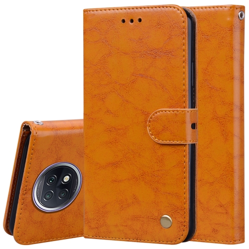 For Xiaomi Redmi Note 9T Business Style Oil Wax Texture Horizontal Flip Leather Case with Holder & Card Slots & Wallet(Yellow)
For Xiaomi Redmi Note 9T Business Style Oil Wax Texture Horizontal Flip Leather Case with Holder & Card Slots & Wallet(Yellow)