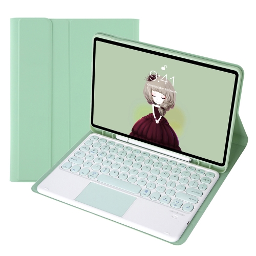 YT11B-A Detachable Candy Color Skin Texture Round Keycap Bluetooth Keyboard Leather Case with Touch Control & Pen Slot & Stand For iPad Pro 11 inch (2020) & (2018)(Light Green)
YT11B-A Detachable Candy Color Skin Texture Round Keycap Bluetooth Keyboard Leather Case with Touch Control & Pen Slot & Stand For iPad Pro 11 inch (2020) & (2018)(Light Green)