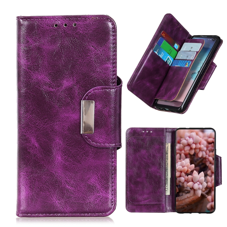 For Huawei P50 Pro Crazy Horse Texture Magnetic Buckle Horizontal Flip Leather Case with Holder & 6-Card Slots & Wallet(Purple)
For Huawei P50 Pro Crazy Horse Texture Magnetic Buckle Horizontal Flip Leather Case with Holder & 6-Card Slots & Wallet(Purple)