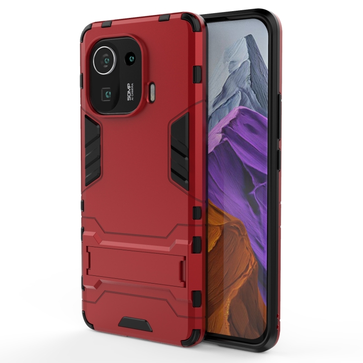 For Xiaomi Mi 11 Pro Shockproof PC + TPU Protective Case with Hidden Holder(Red)
For Xiaomi Mi 11 Pro Shockproof PC + TPU Protective Case with Hidden Holder(Red)