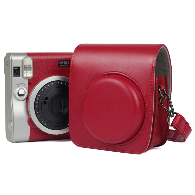 Solid Color PU Camera Bag with Shoulder Strap for Fujifilm Instax mini 90(Red)
Solid Color PU Camera Bag with Shoulder Strap for Fujifilm Instax mini 90(Red)