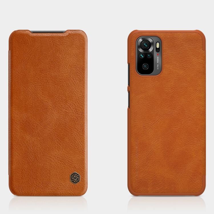For Xiaomi Redmi Note 10 4G NILLKIN QIN Series Crazy Horse Texture Horizontal Flip Leather Case with Card Slot(Brown)
For Xiaomi Redmi Note 10 4G NILLKIN QIN Series Crazy Horse Texture Horizontal Flip Leather Case with Card Slot(Brown)