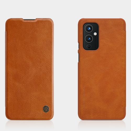 For OnePlus 9 (EU/NA Version) NILLKIN QIN Series Crazy Horse Texture Horizontal Flip Leather Case with Card Slot(Brown)
For OnePlus 9 (EU/NA Version) NILLKIN QIN Series Crazy Horse Texture Horizontal Flip Leather Case with Card Slot(Brown)