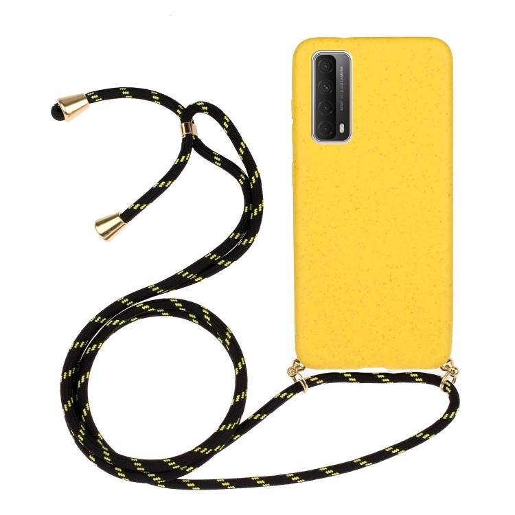 For Huawei P smart 2021 Wheat Straw Material + TPU Protective Case with Lanyard(Yellow)
For Huawei P smart 2021 Wheat Straw Material + TPU Protective Case with Lanyard(Yellow)