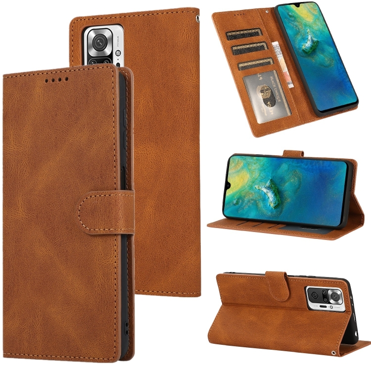 For Xiaomi Redmi Note 10 Pro Fantasy Classic Skin-feel Calfskin Texture Magnetic Buckle Horizontal Flip PU Leather Case with Holder & Card Slot & Wallet(Brown)
For Xiaomi Redmi Note 10 Pro Fantasy Classic Skin-feel Calfskin Texture Magnetic Buckle Horizontal Flip PU Leather Case with Holder & Card Slot & Wallet(Brown)