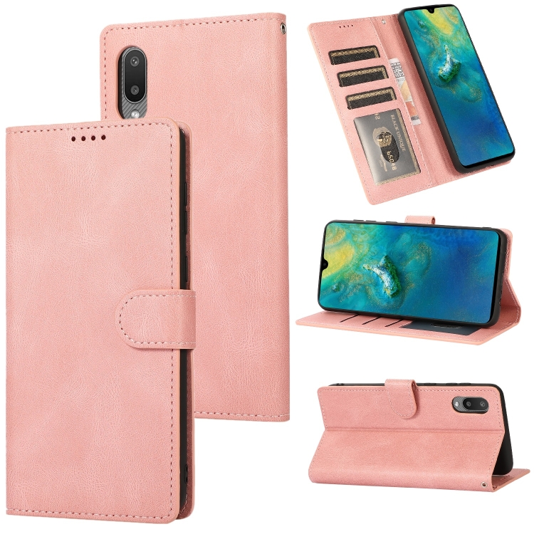 For Samsung Galaxy A02 (EU Version) Fantasy Classic Skin-feel Calfskin Texture Magnetic Buckle Horizontal Flip PU Leather Case with Holder & Card Slot & Wallet(Rose Gold)
For Samsung Galaxy A02 (EU Version) Fantasy Classic Skin-feel Calfskin Texture Magnetic Buckle Horizontal Flip PU Leather Case with Holder & Card Slot & Wallet(Rose Gold)