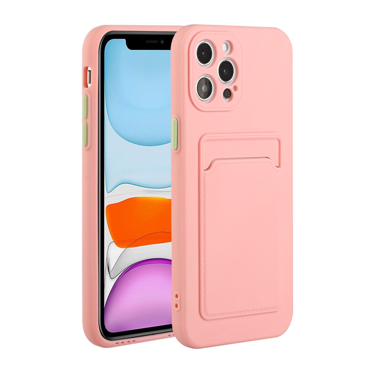 Card Slot Design Shockproof TPU Protective Case For iPhone 12 Pro Max(Pink) 
Card Slot Design Shockproof TPU Protective Case For iPhone 12 Pro Max(Pink)