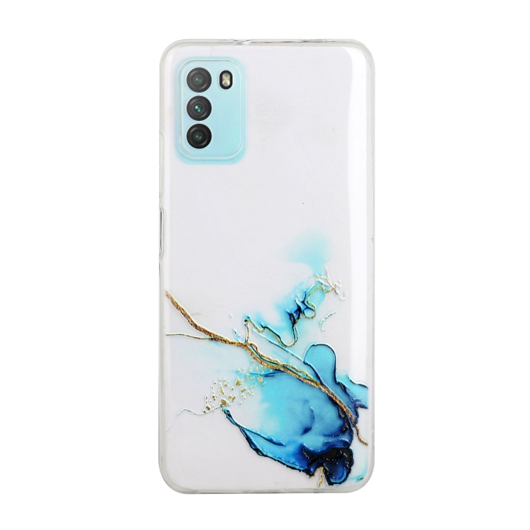 For Xiaomi Poco M3 Hollow Marble Pattern TPU Precise Hole Protective Case(Blue)
For Xiaomi Poco M3 Hollow Marble Pattern TPU Precise Hole Protective Case(Blue)