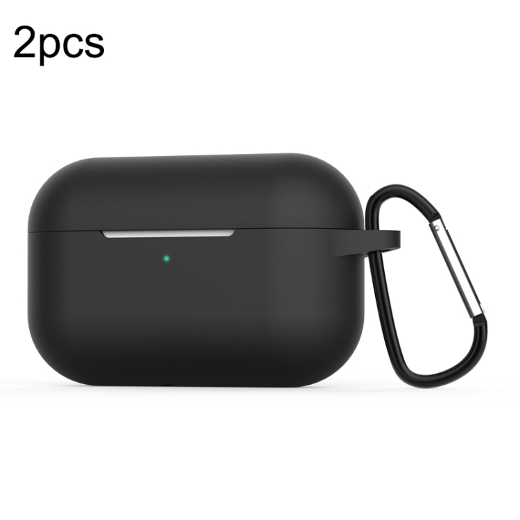For Apple AirPods Pro Wireless Earphone Silicone Protective Case with Hook(Mysterious Black)
For Apple AirPods Pro Wireless Earphone Silicone Protective Case with Hook(Mysterious Black)
