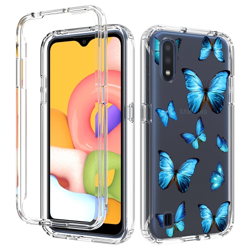 For Samsung Galaxy A01 2 in 1 High Transparent Painted Shockproof PC + TPU Protective Case(Blue Butterfly)
For Samsung Galaxy A01 2 in 1 High Transparent Painted Shockproof PC + TPU Protective Case(Blue Butterfly)