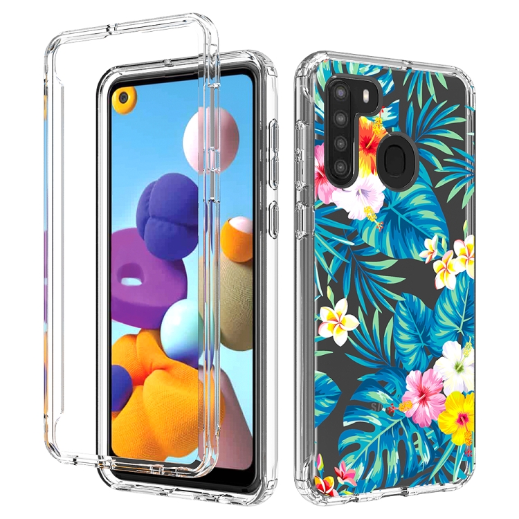 For Samsung Galaxy A21 2 in 1 High Transparent Painted Shockproof PC + TPU Protective Case(Banana Leaf)
For Samsung Galaxy A21 2 in 1 High Transparent Painted Shockproof PC + TPU Protective Case(Banana Leaf)