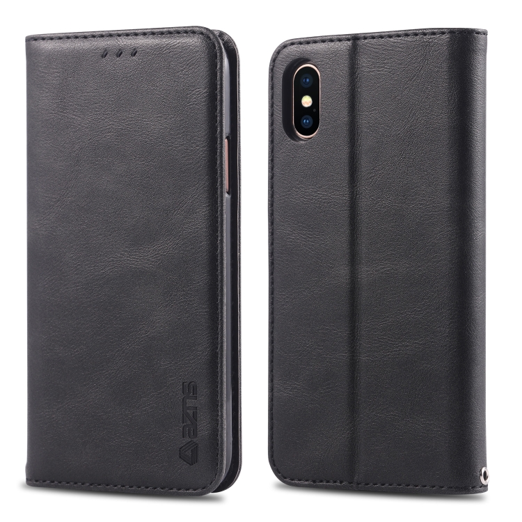 For iPhone XS Max AZNS Retro Texture Magnetic Horizontal Flip PU Leather Case with Holder & Card Slots & Photo Frame(Black)
For iPhone XS Max AZNS Retro Texture Magnetic Horizontal Flip PU Leather Case with Holder & Card Slots & Photo Frame(Black)