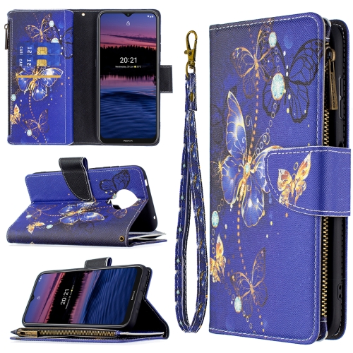 For Nokia G20 Colored Drawing Pattern Zipper Horizontal Flip Leather Case with Holder & Card Slots & Wallet(Purple Butterfly)
For Nokia G20 Colored Drawing Pattern Zipper Horizontal Flip Leather Case with Holder & Card Slots & Wallet(Purple Butterfly)