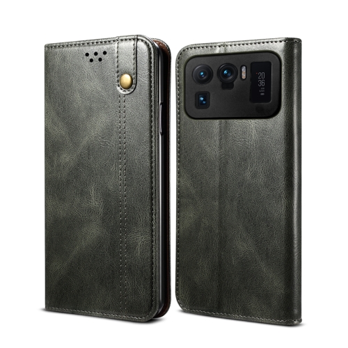 For Xiaomi Mi 11 Ultra Simple Wax Crazy Horse Texture Horizontal Flip Leather Case with Card Slots & Wallet(Dark Green)
For Xiaomi Mi 11 Ultra Simple Wax Crazy Horse Texture Horizontal Flip Leather Case with Card Slots & Wallet(Dark Green)