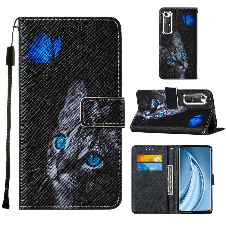 For Xiaomi Mi 10S Cross Texture Painting Pattern Horizontal Flip Leather Case with Holder & Card Slots & Wallet & Lanyard(Blue Butterfly Cat Eyes)
For Xiaomi Mi 10S Cross Texture Painting Pattern Horizontal Flip Leather Case with Holder & Card Slots & Wallet & Lanyard(Blue Butterfly Cat Eyes)