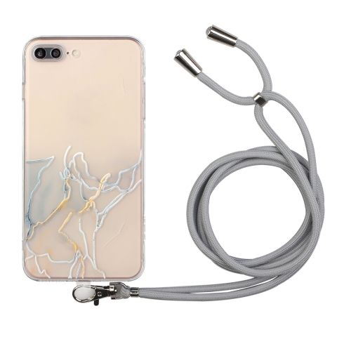 Hollow Marble Pattern TPU Shockproof Protective Case with Neck Strap Rope For iPhone 8 Plus / 7 Plus(Grey)
Hollow Marble Pattern TPU Shockproof Protective Case with Neck Strap Rope For iPhone 8 Plus / 7 Plus(Grey)