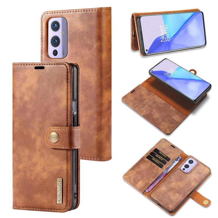 For OnePlus 9 DG.MING Crazy Horse Texture Flip Detachable Magnetic Leather Case with Holder & Card Slots & Wallet(Brown)
For OnePlus 9 DG.MING Crazy Horse Texture Flip Detachable Magnetic Leather Case with Holder & Card Slots & Wallet(Brown)