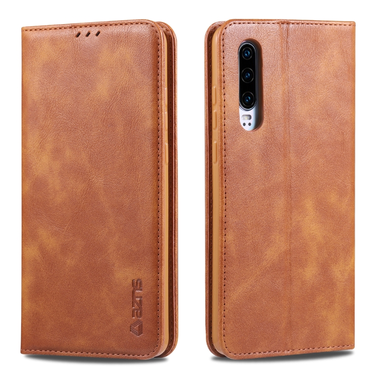 For Huawei P30 AZNS Retro Texture Magnetic Horizontal Flip PU Leather Case with Holder & Card Slots & Photo Frame(Yellow)
For Huawei P30 AZNS Retro Texture Magnetic Horizontal Flip PU Leather Case with Holder & Card Slots & Photo Frame(Yellow)