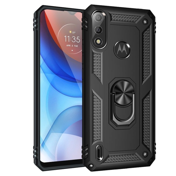 For Motorola Moto E7 Power (2021) Shockproof TPU + PC Protective Case with 360 Degree Rotating Holder(Black)
For Motorola Moto E7 Power (2021) Shockproof TPU + PC Protective Case with 360 Degree Rotating Holder(Black)