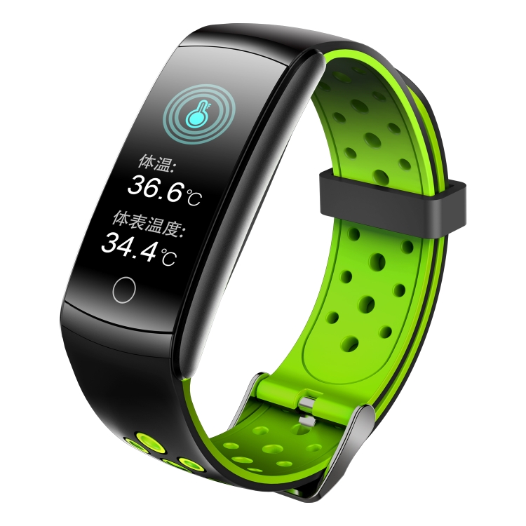 Q8T 0.96 inch IPS Color Screen IP68 Waterproof Smart Bracelet, Support Body Temperature Monitoring / Heart Rate Monitoring / Blood Pressure Monitoring(Green)
Q8T 0.96 inch IPS Color Screen IP68 Waterproof Smart Bracelet, Support Body Temperature Monitoring / Heart Rate Monitoring / Blood Pressure Monitoring(Green)