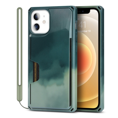 Watercolor Painted Armor Shockproof PC Hard Case with Card Slot For iPhone 12 / 12 Pro(Dark Green)
Watercolor Painted Armor Shockproof PC Hard Case with Card Slot For iPhone 12 / 12 Pro(Dark Green)
