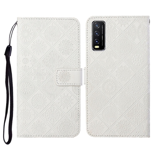 For vivo Y20 Ethnic Style Embossed Pattern Horizontal Flip Leather Case with Holder & Card Slots & Wallet & Lanyard(White)
For vivo Y20 Ethnic Style Embossed Pattern Horizontal Flip Leather Case with Holder & Card Slots & Wallet & Lanyard(White)