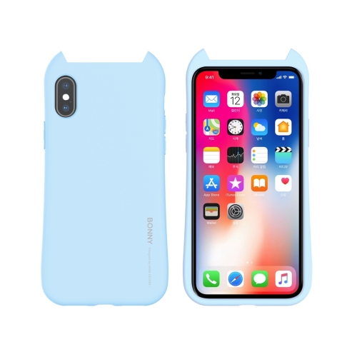 For iPhone XR MOLANCANO BONNY Shockproof Solid Color Soft Protective Case(Light Blue)
For iPhone XR MOLANCANO BONNY Shockproof Solid Color Soft Protective Case(Light Blue)