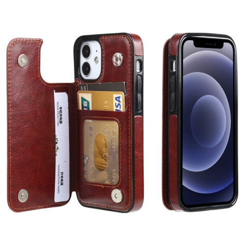 FLOVEME Crazy Horse Texture Horizontal Flip Leather Protective Case with Card Slots & Holder For iPhone 12 mini(Brown)
FLOVEME Crazy Horse Texture Horizontal Flip Leather Protective Case with Card Slots & Holder For iPhone 12 mini(Brown)