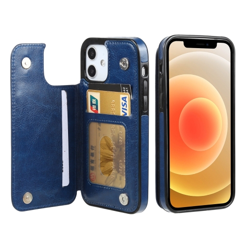 FLOVEME Crazy Horse Texture Horizontal Flip Leather Protective Case with Card Slots & Holder For iPhone 12 / 12 Pro(Blue)
FLOVEME Crazy Horse Texture Horizontal Flip Leather Protective Case with Card Slots & Holder For iPhone 12 / 12 Pro(Blue)