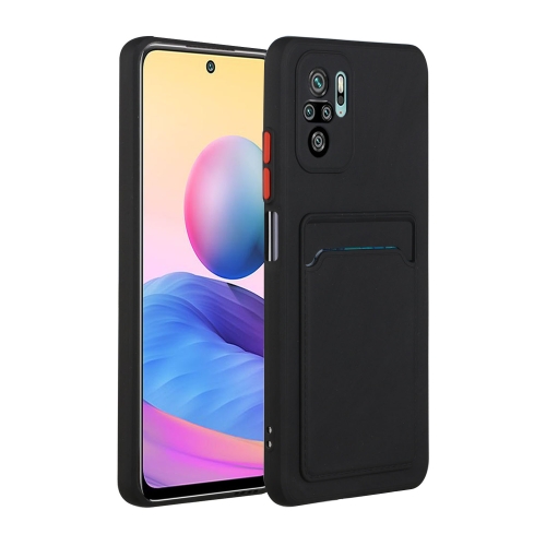 For Xiaomi Redmi Note 10 5G Card Slot Design Shockproof TPU Protective Case(Black)
For Xiaomi Redmi Note 10 5G Card Slot Design Shockproof TPU Protective Case(Black)