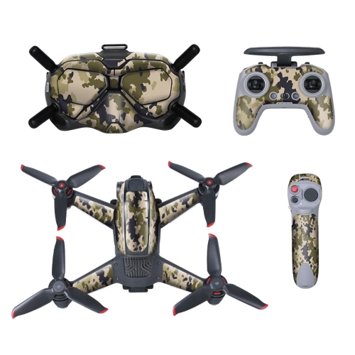 Sunnylife 4 in 1 PVC Anti-Scratch Decal Skin Wrap Stickers Kits for DJI FPV Drone & Goggles V2 & Remote Control & Rocker(Desert Camouflage)
Sunnylife 4 in 1 PVC Anti-Scratch Decal Skin Wrap Stickers Kits for DJI FPV Drone & Goggles V2 & Remote Control & Rocker(Desert Camouflage)