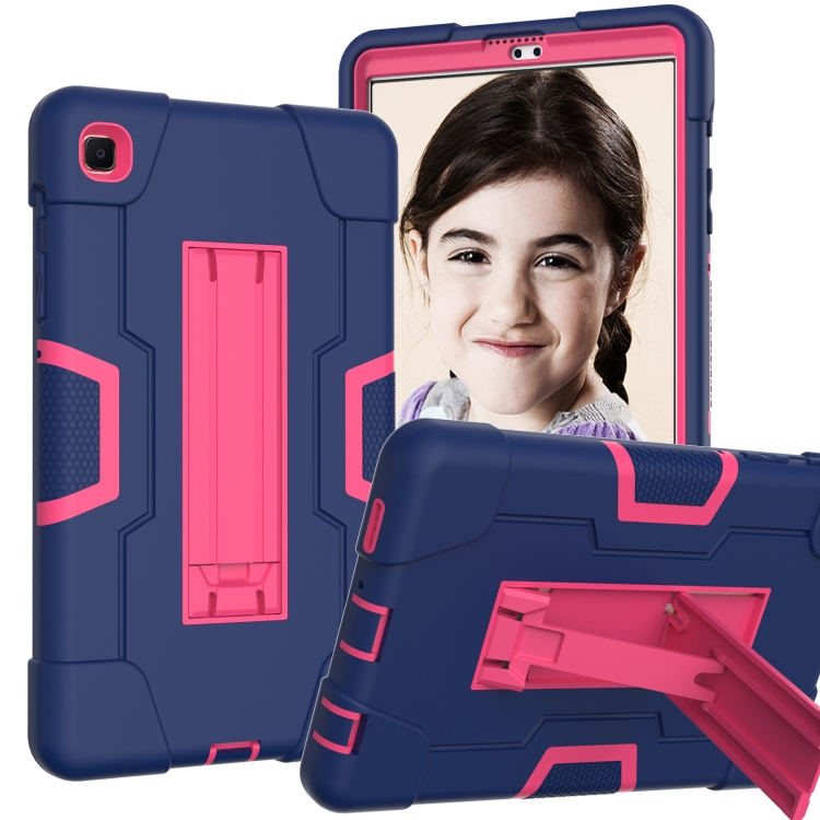 For Samsung Galaxy Tab A7 10.4 (2020) Contrast Color Robot Shockproof Silicone + PC Protective Case with Holder(Navy Blue + Rose Red)
For Samsung Galaxy Tab A7 10.4 (2020) Contrast Color Robot Shockproof Silicone + PC Protective Case with Holder(Navy Blue + Rose Red)