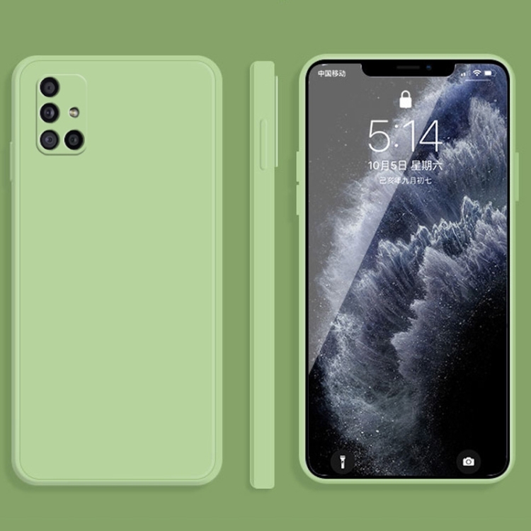 For Samsung Galaxy M51 Solid Color Imitation Liquid Silicone Straight Edge Dropproof Full Coverage Protective Case(Matcha Green)
For Samsung Galaxy M51 Solid Color Imitation Liquid Silicone Straight Edge Dropproof Full Coverage Protective Case(Matcha Green)