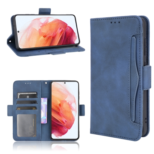 For Samsung Galaxy S21 FE Skin Feel Calf Pattern Horizontal Flip Leather Case with Holder & Card Slots & Photo Frame(Blue)
For Samsung Galaxy S21 FE Skin Feel Calf Pattern Horizontal Flip Leather Case with Holder & Card Slots & Photo Frame(Blue)