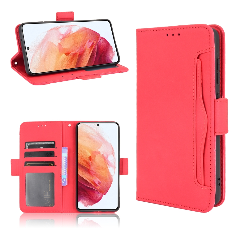 For Samsung Galaxy S21 FE Skin Feel Calf Pattern Horizontal Flip Leather Case with Holder & Card Slots & Photo Frame(Red)
For Samsung Galaxy S21 FE Skin Feel Calf Pattern Horizontal Flip Leather Case with Holder & Card Slots & Photo Frame(Red)