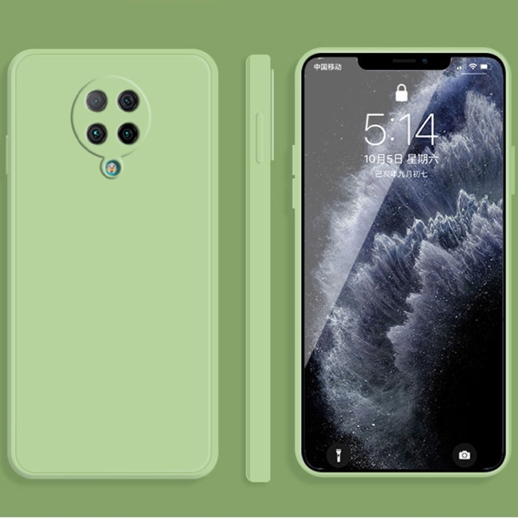 For Xiaomi Redmi K30 Pro Solid Color Imitation Liquid Silicone Straight Edge Dropproof Full Coverage Protective Case(Matcha Green)
For Xiaomi Redmi K30 Pro Solid Color Imitation Liquid Silicone Straight Edge Dropproof Full Coverage Protective Case(Matcha Green)