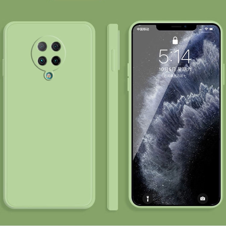 For Xiaomi Redmi K30 Ultra Solid Color Imitation Liquid Silicone Straight Edge Dropproof Full Coverage Protective Case(Matcha Green)
For Xiaomi Redmi K30 Ultra Solid Color Imitation Liquid Silicone Straight Edge Dropproof Full Coverage Protective Case(Matcha Green)