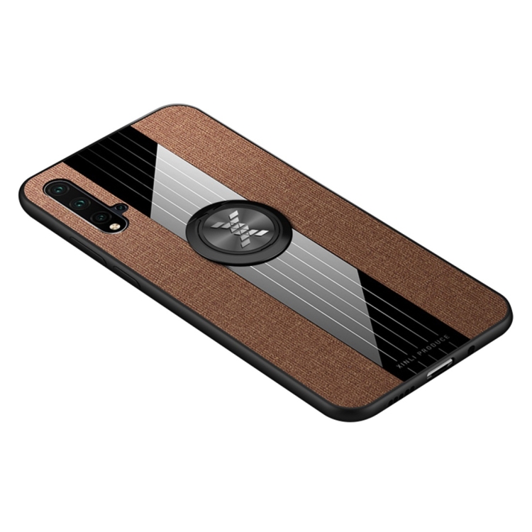 For Huawei nova 5 XINLI Stitching Cloth Textue Shockproof TPU Protective Case with Ring Holder(Brown)
For Huawei nova 5 XINLI Stitching Cloth Textue Shockproof TPU Protective Case with Ring Holder(Brown)