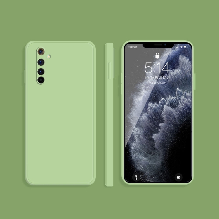 For OPPO Realme 6 Pro Solid Color Imitation Liquid Silicone Straight Edge Dropproof Full Coverage Protective Case(Matcha Green)
For OPPO Realme 6 Pro Solid Color Imitation Liquid Silicone Straight Edge Dropproof Full Coverage Protective Case(Matcha Green)