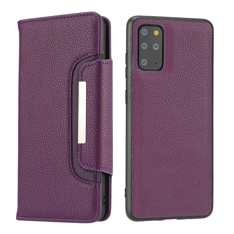 For Samsung Galaxy S20+ Litchi Texture Horizontal Flip Buckle Detachable Magnetic PU Leather Case with Card Slots & Wallet & Photo Frame(Purple)
For Samsung Galaxy S20+ Litchi Texture Horizontal Flip Buckle Detachable Magnetic PU Leather Case with Card Slots & Wallet & Photo Frame(Purple)