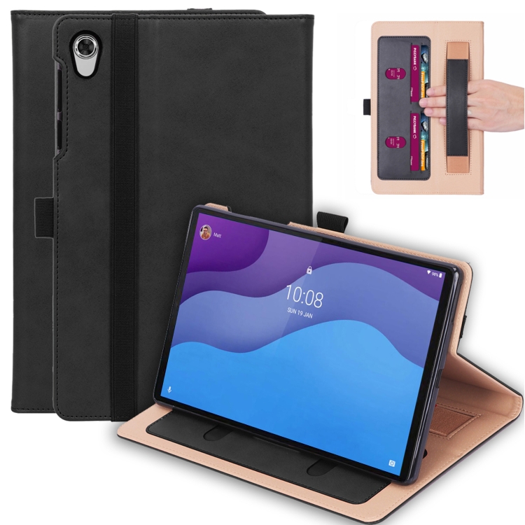 For Lenovo Tab M10 HD 2nd Gen TB-X306X Business Retro PU Horizontal Flip Leather Case with Holder & Card Slots & Hand Strap(Black)
For Lenovo Tab M10 HD 2nd Gen TB-X306X Business Retro PU Horizontal Flip Leather Case with Holder & Card Slots & Hand Strap(Black)