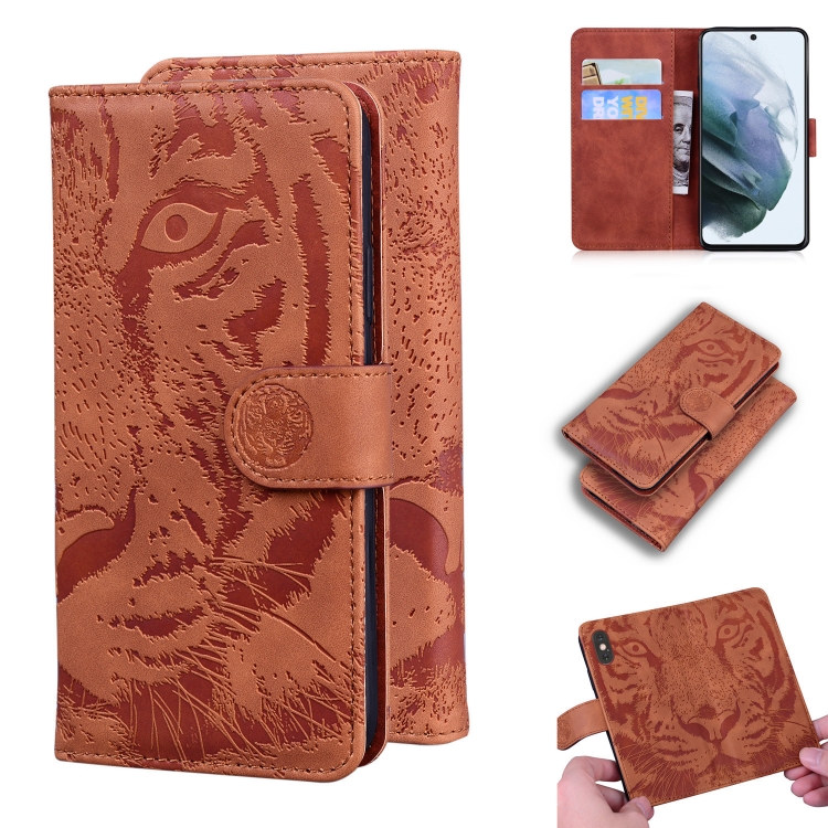 For Samsung Galaxy S21 FE Tiger Embossing Pattern Horizontal Flip Leather Case with Holder & Card Slots & Wallet(Brown)
For Samsung Galaxy S21 FE Tiger Embossing Pattern Horizontal Flip Leather Case with Holder & Card Slots & Wallet(Brown)