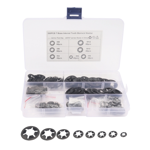 A5707 280 PCS Torx Bearing Clamp Retaining Ring Manganese Steel Quick Speed Locking Washer
A5707 280 PCS Torx Bearing Clamp Retaining Ring Manganese Steel Quick Speed Locking Washer