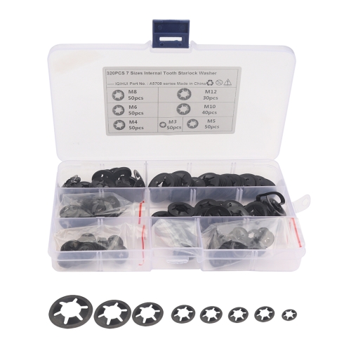 A5708 320 PCS Torx Bearing Clamp Retaining Ring Manganese Steel Quick Speed Locking Washer
A5708 320 PCS Torx Bearing Clamp Retaining Ring Manganese Steel Quick Speed Locking Washer