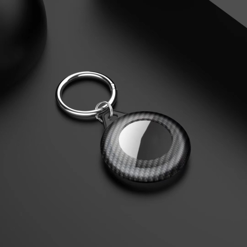 Shockproof Anti-scratch Carbon Fiber Protective Case Cover with Keychain Ring Loop For AirTag(Black)
Shockproof Anti-scratch Carbon Fiber Protective Case Cover with Keychain Ring Loop For AirTag(Black)