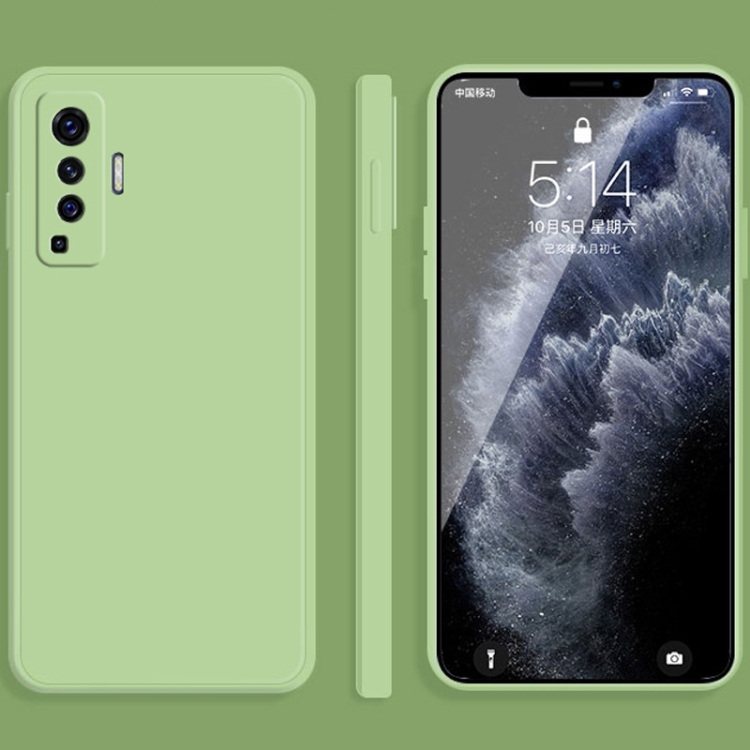 For vivo X50 Solid Color Imitation Liquid Silicone Straight Edge Dropproof Full Coverage Protective Case(Matcha Green)
For vivo X50 Solid Color Imitation Liquid Silicone Straight Edge Dropproof Full Coverage Protective Case(Matcha Green)