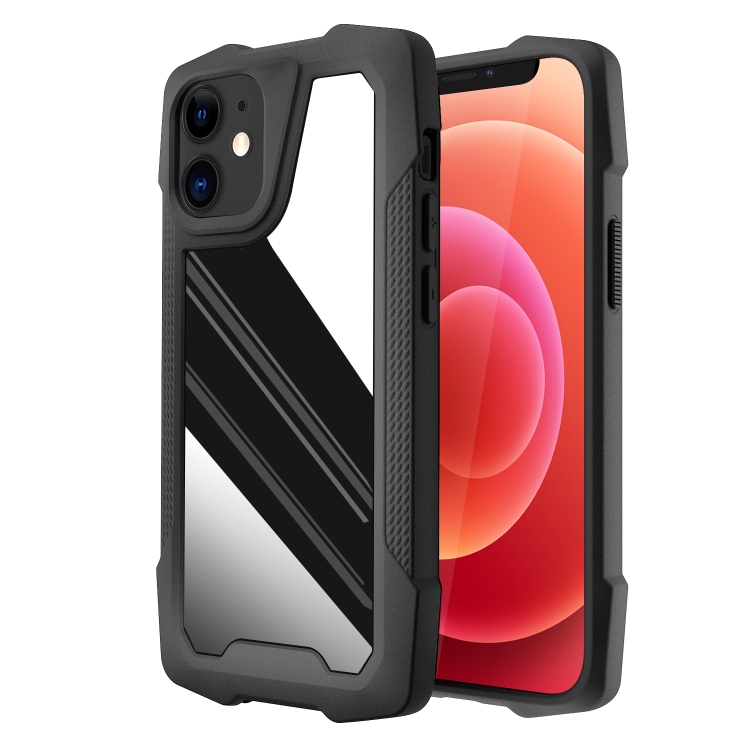 Stainless Steel Metal PC Back Cover + TPU Heavy Duty Armor Shockproof Case For iPhone 12 mini(Mirror Black)
Stainless Steel Metal PC Back Cover + TPU Heavy Duty Armor Shockproof Case For iPhone 12 mini(Mirror Black)